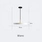 Suspension LED Minimaliste en Disque - Snow