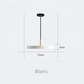 Suspension LED Minimaliste en Disque - Snow