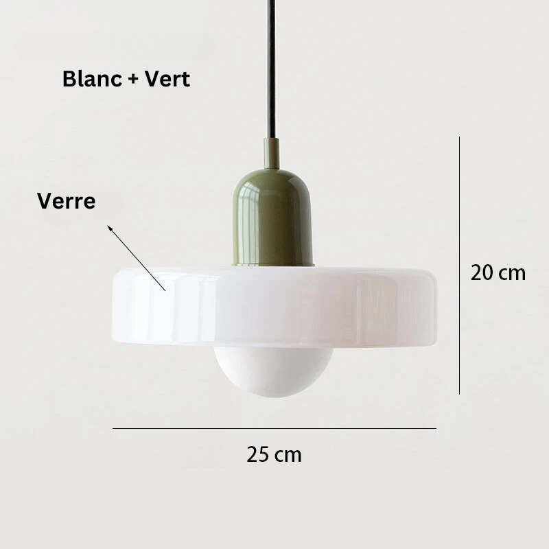Suspension en Verre Coloré - Arlequin