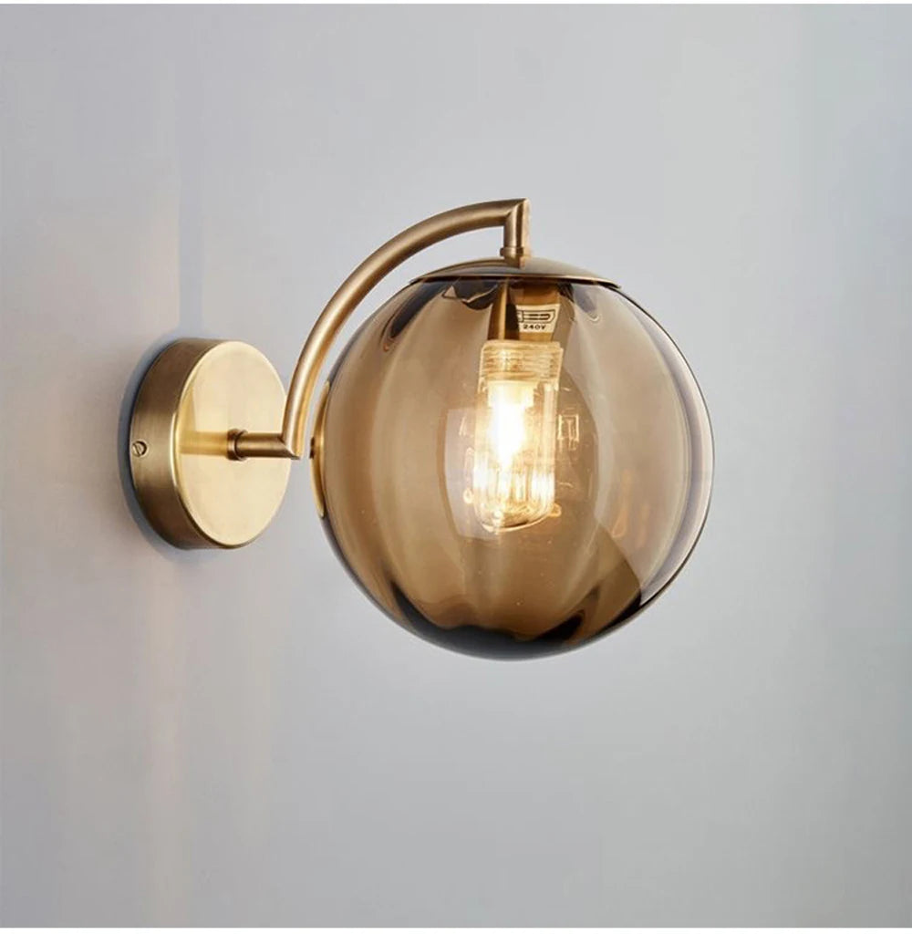 Lampe Murale en Verre Teinté - Verona