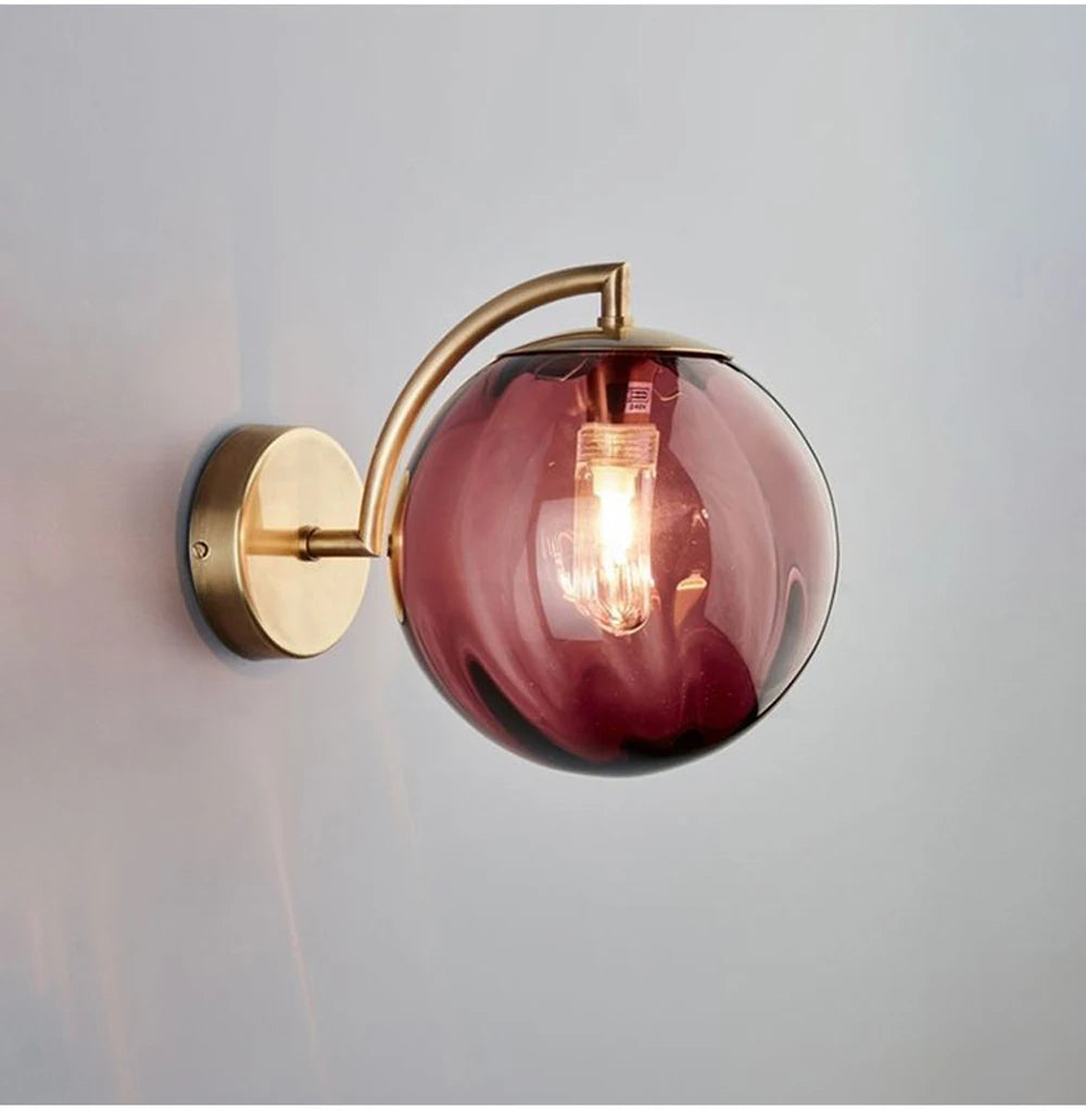 Lampe Murale en Verre Teinté - Verona