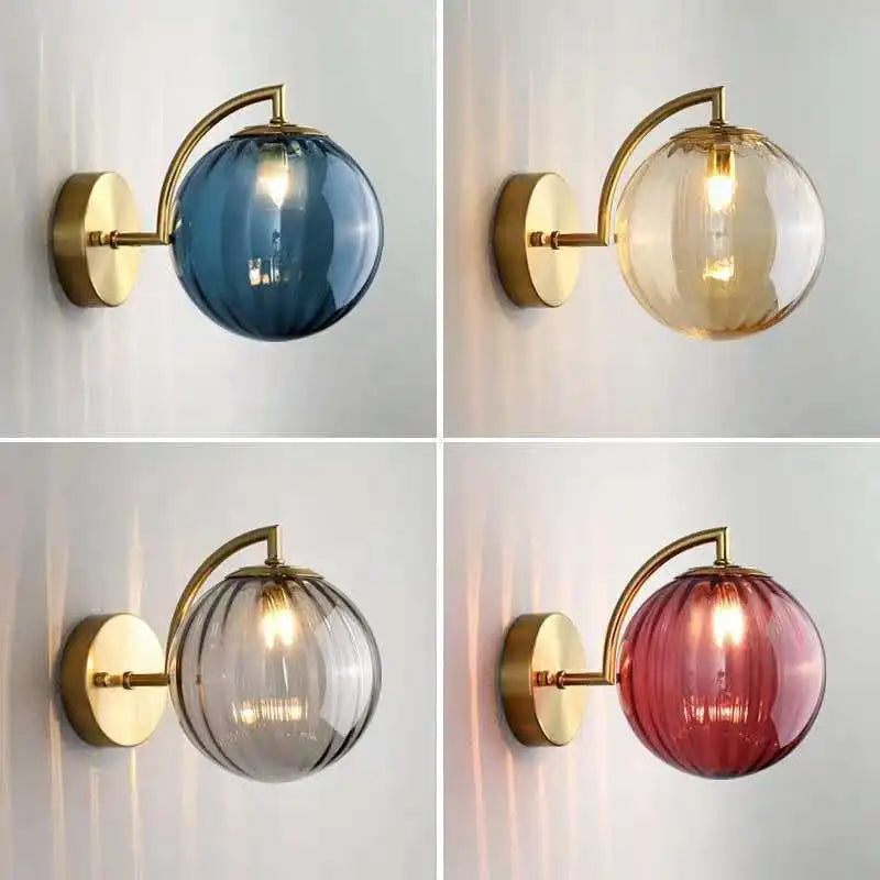 Lampe Murale en Verre Teinté - Verona