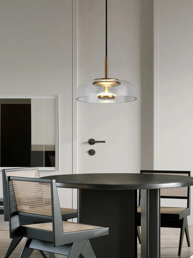 Suspension Verre et Laiton – Mira