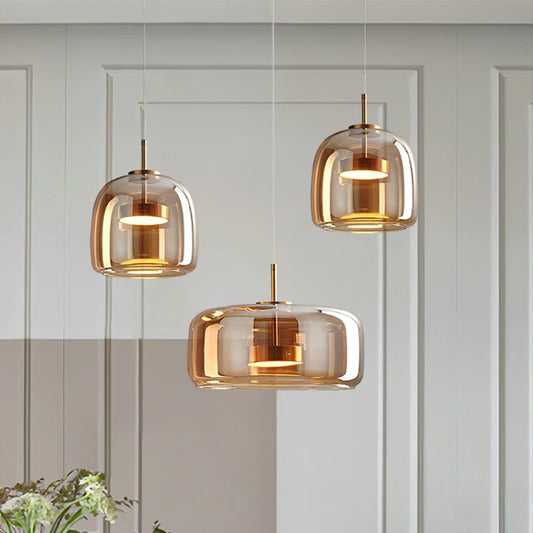 Suspension Luminaire Moderne en Verre