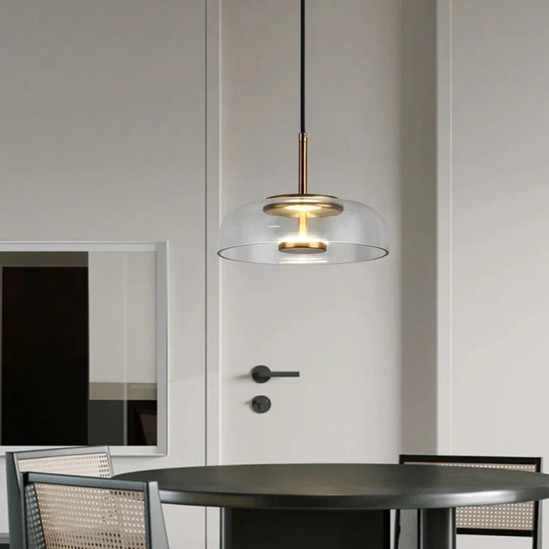 Suspension Verre et Laiton – Mira