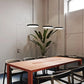 Suspension LED Minimaliste en Disque - Snow