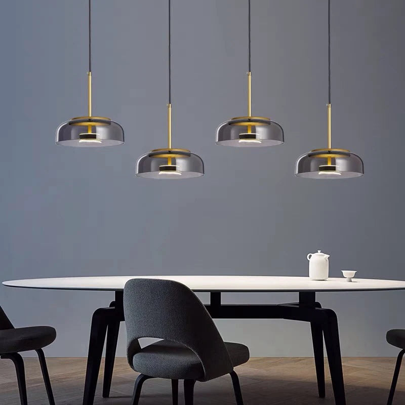 Suspension Verre et Laiton – Mira