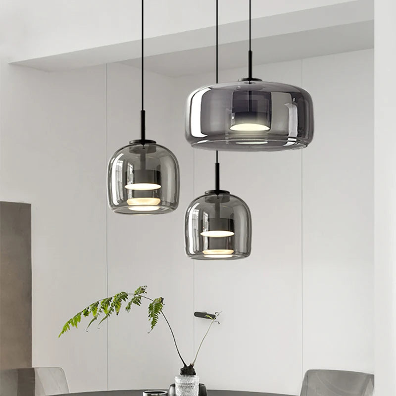 Suspension Luminaire Moderne en Verre